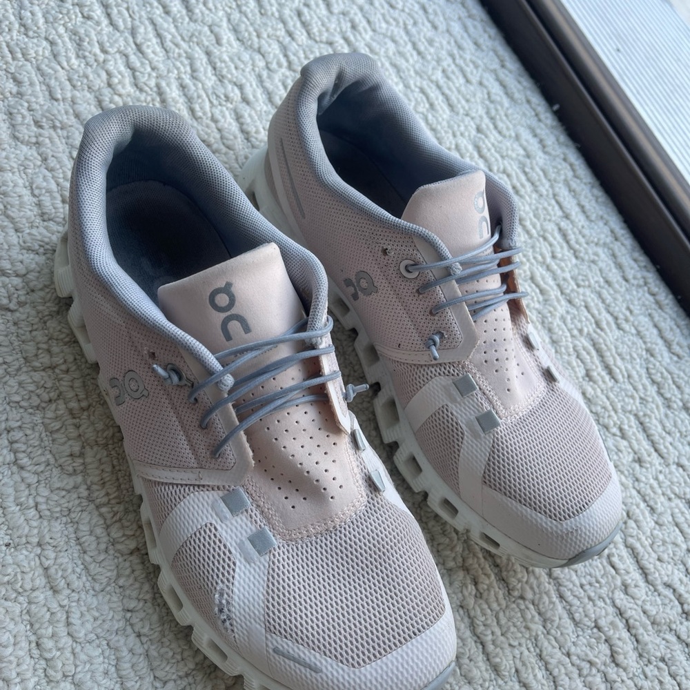 On Cloud women 6 Athletic Shoes - Light Pink/Gray